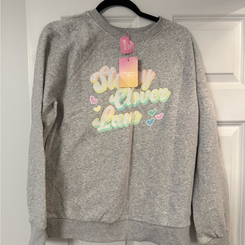 Stoney Clover Lane x Target Gray Crewneck Sweatshirt NWT